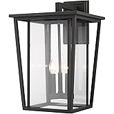 Z-Lite 571XL-ORB 3 Light Outdoor Wall Sconce, Oil Rubbed Bronze
