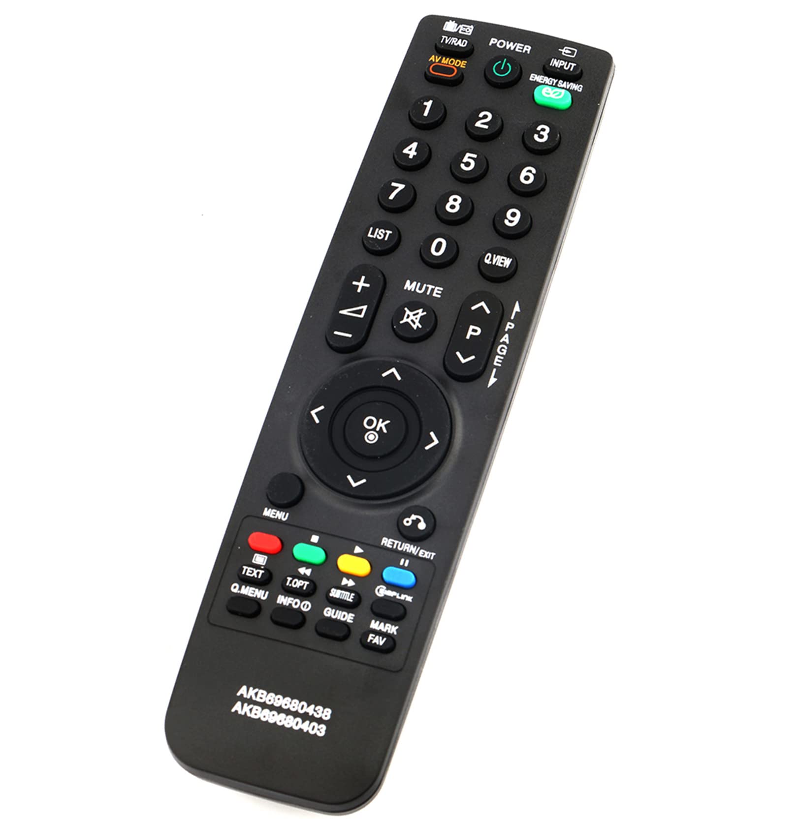 AKB69680438 AKB69680403 Replacement Remote Control Fit for LG TV 42PQ3500-ZB 50PQ3500-ZB 26LD320-ZA 32LD320-ZA 19LD320-ZA 22LD320-ZA 32LG2100-ZA 32LG2200-ZA 37LG2100-ZA 42LG2100-ZA 42LF2500-ZA