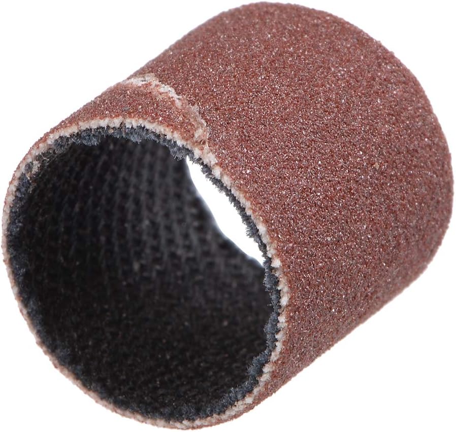 sourcing map 1/2 Inch x 1/2 Inch Sanding Sleeves 240 Grits Sandpapers Band Drums 10 Pcs - Image 3