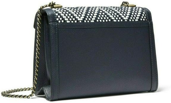 whitney large woven leather convertible shoulder bag