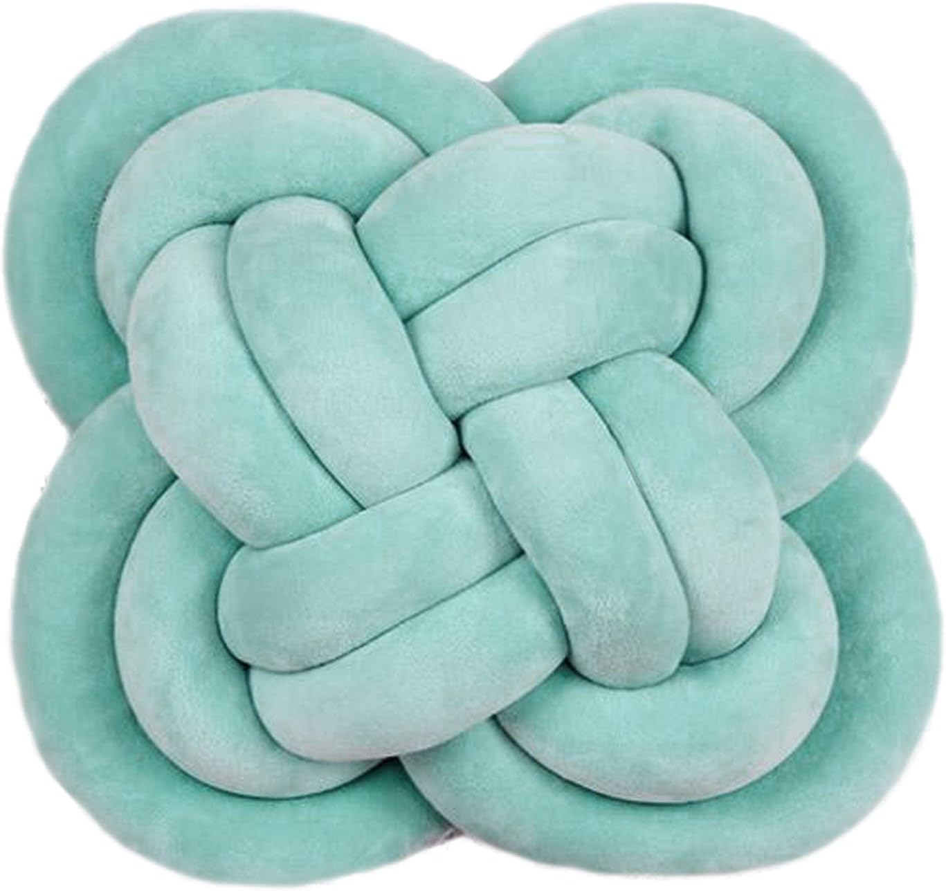 Cyprinus Carpio Creative Knot Ball Rose Flower Cushion Sofa Lumbar Pillow Household Throw Pillow Decoration (Light Bule)