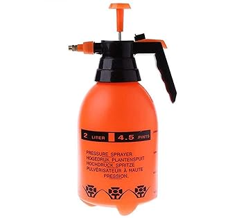 Nevenya Garden Pump Pressure Sprayer|Lawn Sprinkler|Water Mister|Spray Bottle for Herbicides, Pesticides, Fertilizers 1000ml (Multi)