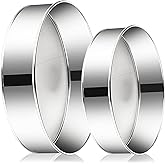 2 Pack Sieve Fine Mesh for Baking,Stainless Steel Fine Mesh Strainers,60 Mesh Round Sifter Steel for Baking Cake Bread (8 Inc