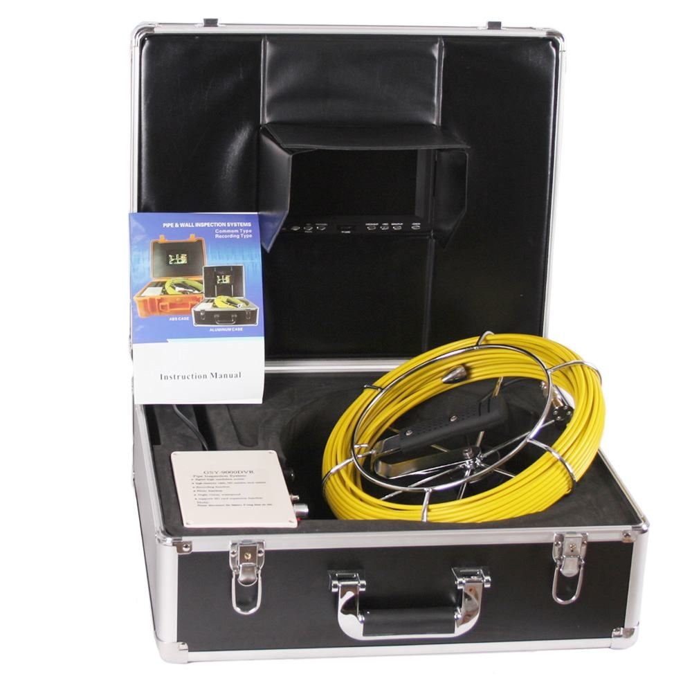 VEVOR 30m Cable Waterproof Pipe Inspection Camera 7" TFT