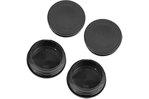 AA IGNITION Frame Tube Plug Set of 4 - Compatible with Chevy Silverado & GMC Sierra 1500-99, 2000, 2001, 2002, 2003-2014, 2015, 2016, 2017, 2018 - Rear Wheel Well Hole Cover Cap - Anti-Whistle Truck Bed Plugs