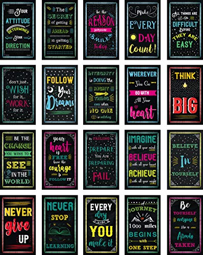 Motivational Quote Cards | Business Card Size | Set of 40 Notecards for ...