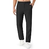 Mens Golf Pants Waterproof Stretch Work Pants 30"/32"/34" Quick Dry Lightweight Casual Comfy Trousers with Pockets
