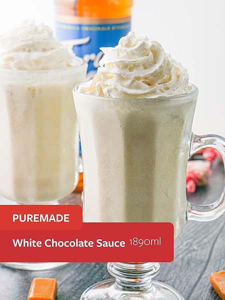 TORANI WHITE CHOCOLATE SAUCE, 64 OUNCE