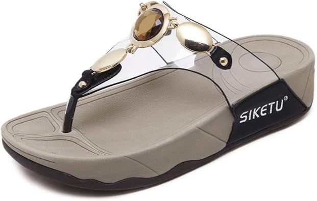 thick rubber sole flip flops