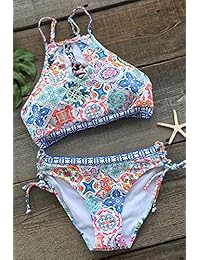 Conjunto de bikini con estampado floral para dama CUPSHE