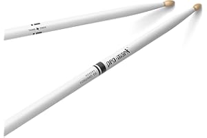 Promark American Hickory Classic 5A Drumsticks, Acorn Tip, White - Single Pair