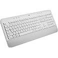 Logitech Signature K650 Comfort Full-Size Wireless Keyboard with Wrist Rest, BLE Bluetooth or Logi Bolt USB Receiver, Deep-Cu