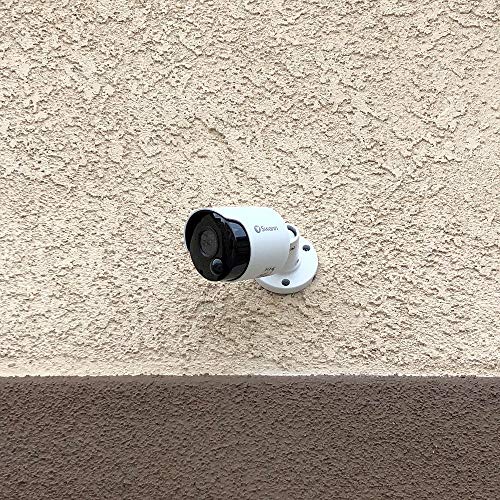 Swann Wired PIR Bullet Security Camera, 4K Ultra HD Surveillance Cam with Color Night Vision, Indoor/Outdoor, Thermal, Heat & Motion Sensing, Audio Monitoring, Add to NVR with PoE, SWNHD-885MSB