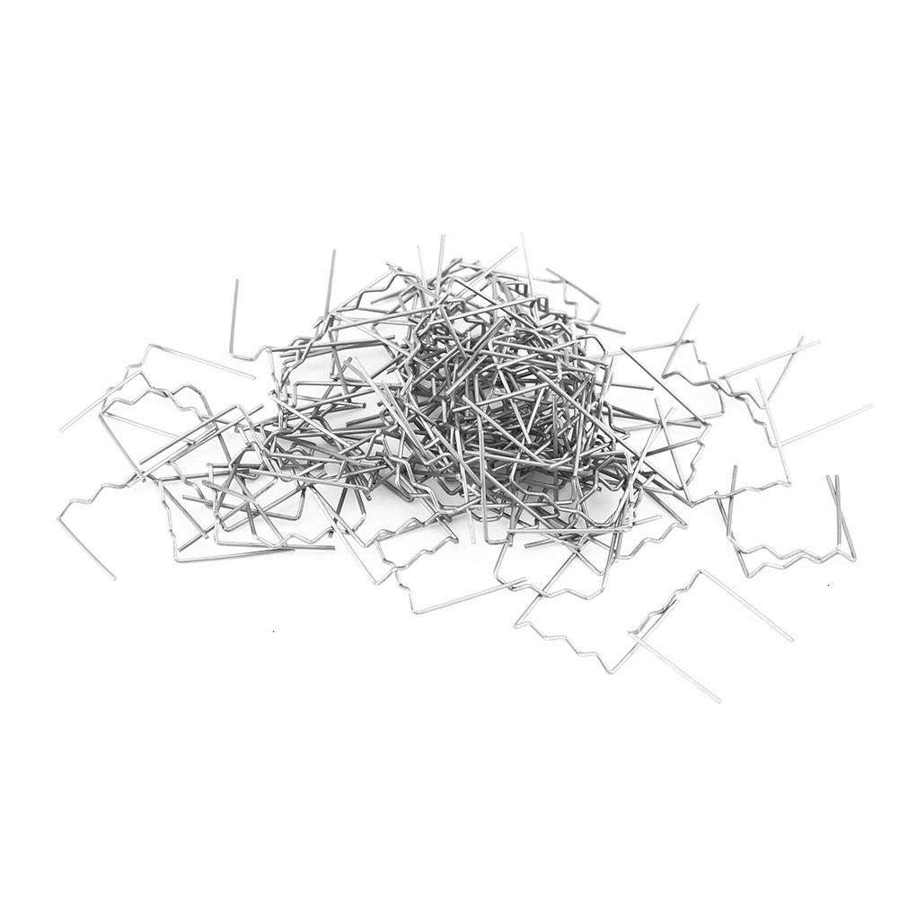 clear plastic repair kit Bumper Repair Staples,100pcs 0.6mm Auto Bumper Repair Pre Cut Welding Staples Repair Tool Kit 3 Types Available(#2)