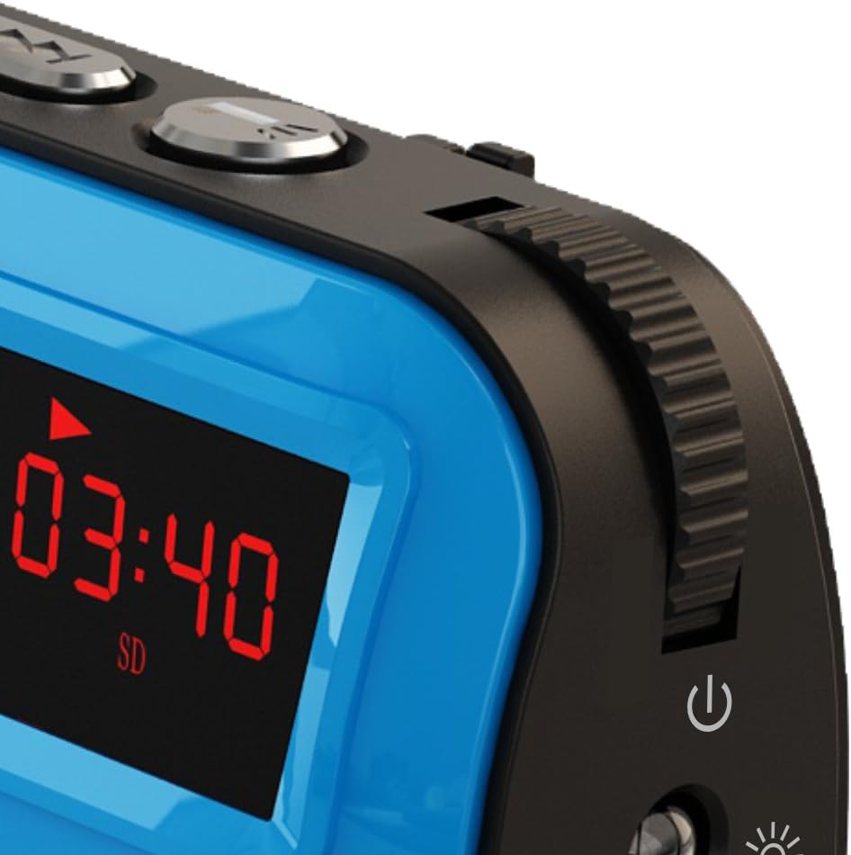 Rolton W405 Portable Mini FM Radio Speaker Music Player TF Card for PC iPod Phone with LED Display (Blue): Home Audio & Theater