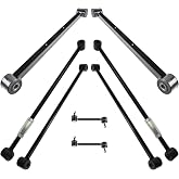 TRQ Rear Control Arm Sway Bar End Link Suspension Kit Set 8pc | For Century Grand Prix Regal Impala Monte Carlo