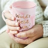 Joymaking World's Best Mum Pink Marble Ceramic Coffee Cup 14Oz Gift view 4