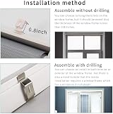 SMONTER Zebra Day and Night Blind 55x150 cm Grey with Install Accessories view 2