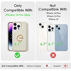CUSTYPE for iPhone 14 Pro Max case Wallet with Card