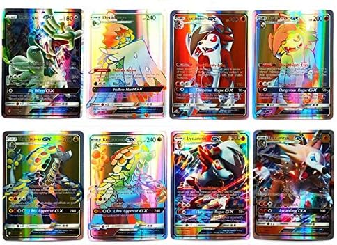Umebiz Pokemon Card, Pokemon Flash Card, Pokemon Card, 60 Full GX Cards, 60 Full Mega Cards (60 GX)(English)