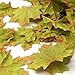 Biowow Silk Artificial Leaves Green Fall Autumn Maple Leaf for Wedding Garden Decorations 200 Pcs