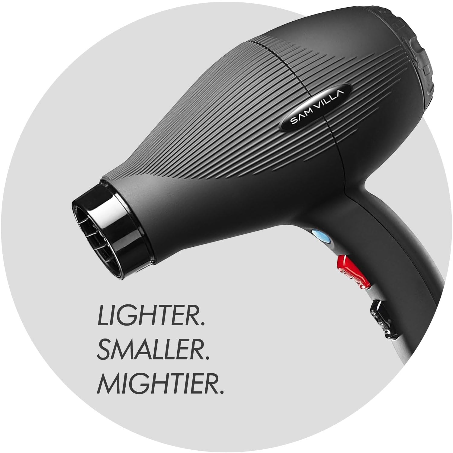 Sam Villa Lightweight & Quiet Ionic Professional Hair Dryer With Variable Speed & Temperature