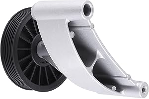 68110 Compatible with for-d Mus-Tang 302/351W 5.0L Smog Pump Eliminator Bracket with Idler Pulley