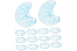 Hohopeti Disposable Beard Net with Ear Loops 16-inch Facial Hair Cover for Food Service Men’s Beard Guard 100pcs