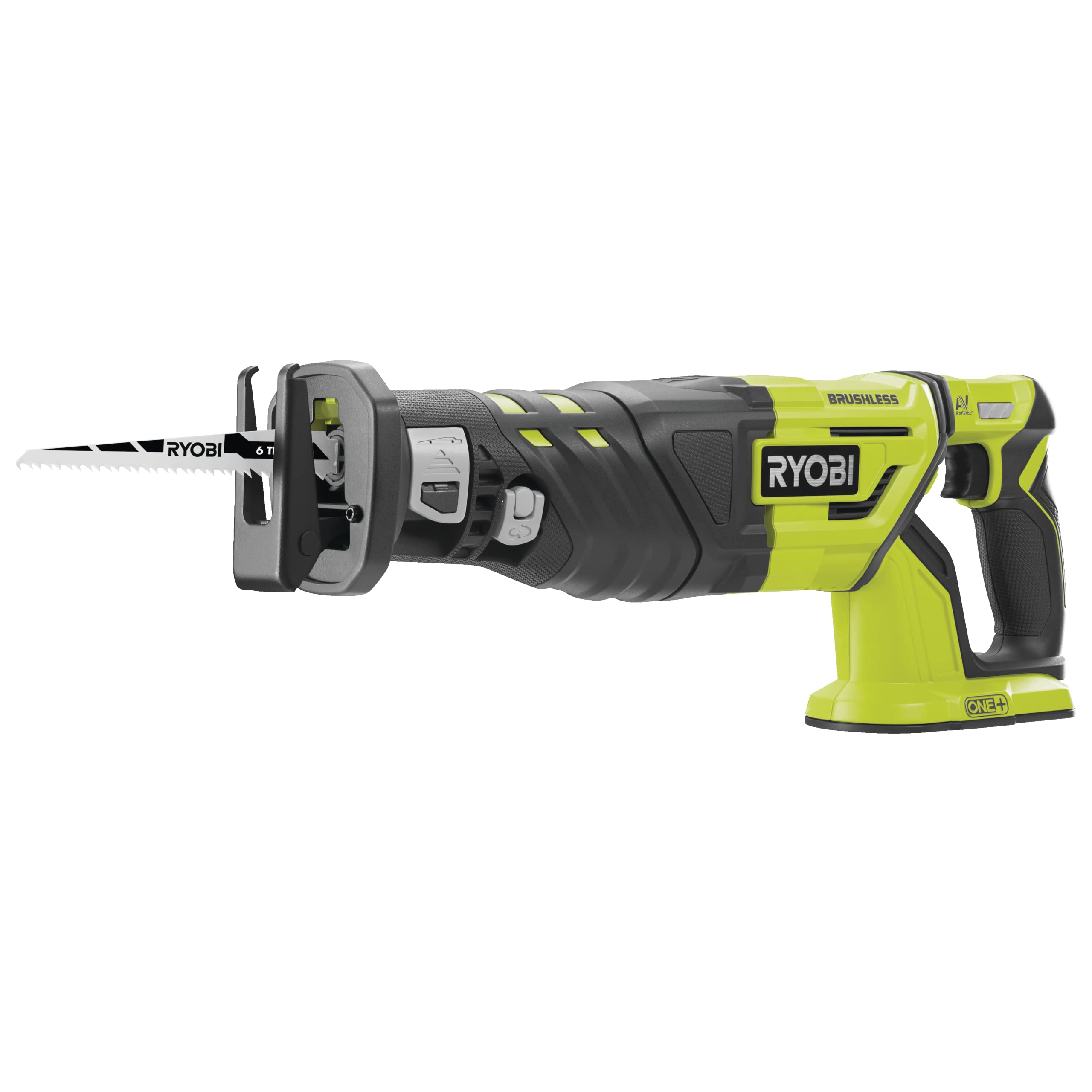 RYOBI R18RS7-0 One+ Cordless Brushless Recip Saw, 18 V, Hyper Green
