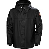 Helly Hansen Storm Rain Jacket for Men - PVC Shell Waterproof Rain Coats for Men - Neoprene Cuffs Workwear Jacket