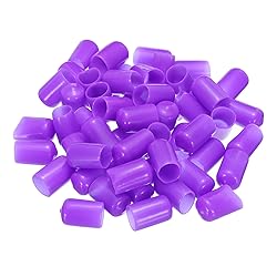 uxcell 20pcs Rubber End Caps 25mm ID Vinyl Round