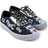 Hot Chocolate Design Robot Unisex Casual Sneakers Multicoloured HCD 38