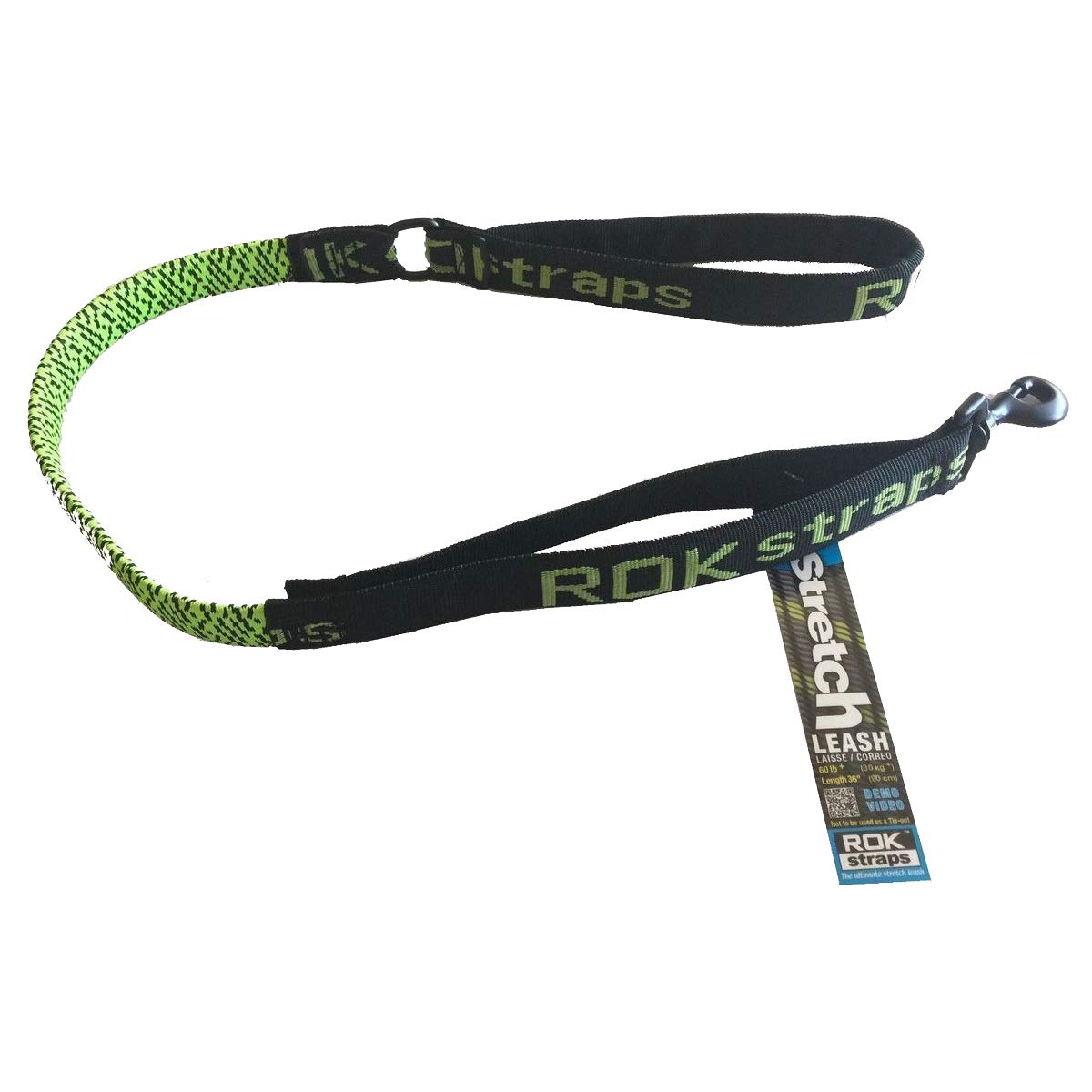 ROK Straps 21910963 Lead Strap, Large, Green/Black Amazon.co.uk Pet Supplies