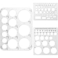 Amazon.com: 3pcs Circle Stencils for Drawing, 3 Sizes Round Circle ...