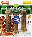 Nylabone Healthy Edibles Natural Dog Chews Long Lasting Bacon Flavor Treats for Dogs, Small/Regular (3 Count)