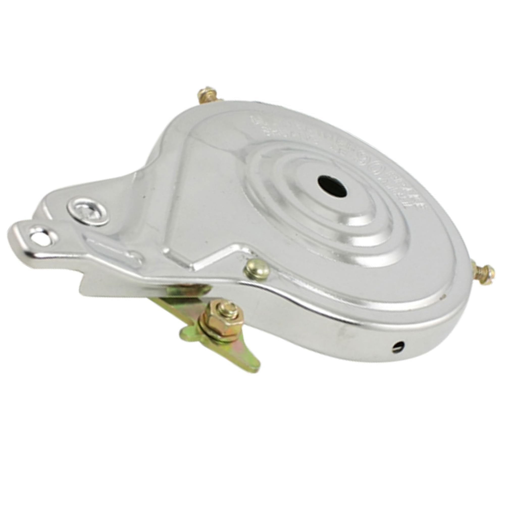 VekAuto 1Pc Rear Wheel Brake Drum Cover, 4.25" Universal Bicycle Silver Tone