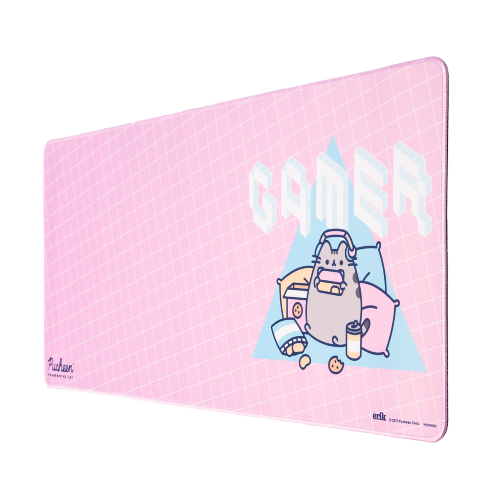 Grupo Erik XXL Mouse Pad - Pusheen Gifts For Cat Lovers | Gaming Desk Mat 31.5 x 13.8 inches, Non-Slip Rubber Keyboard & Mouse Mat Large | Gaming Gifts Gamer