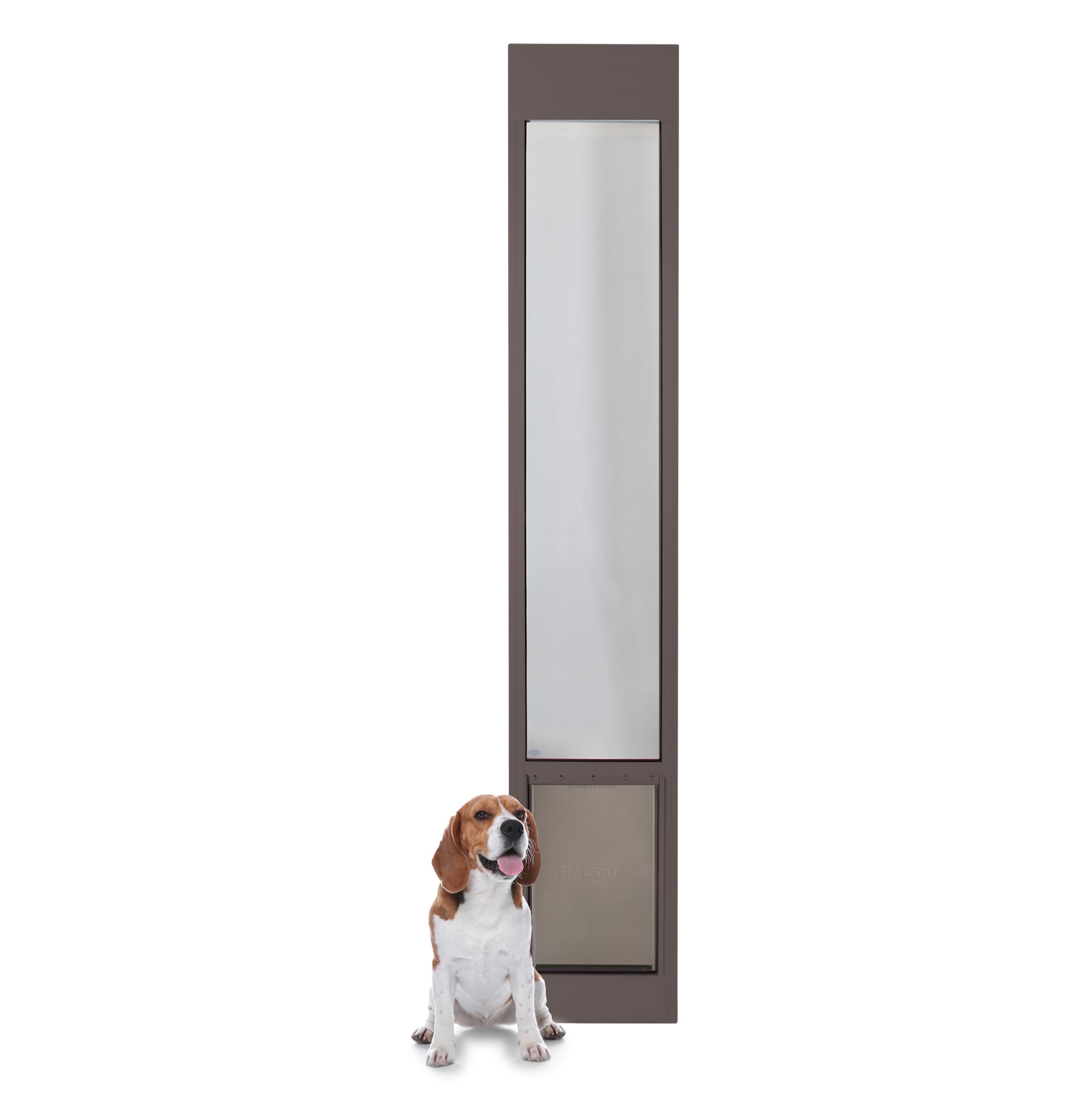 Photo 1 of ** NEW / INCLUDED MANUAL AND ACCESORIES ** PetSafe Sliding Glass Pet Door - No-Cut DIY Install Doggy Door for Renters - Aluminum Frame - Adjustable Height 75 7/8" to 81" - Ideal for Large Dogs Up to 100 lb - Bronze