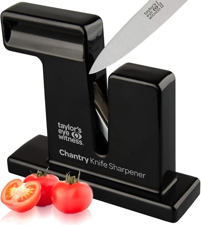 Taylor’s Eye Witness Knife Sharpener Black Chantry Manual Kitchen