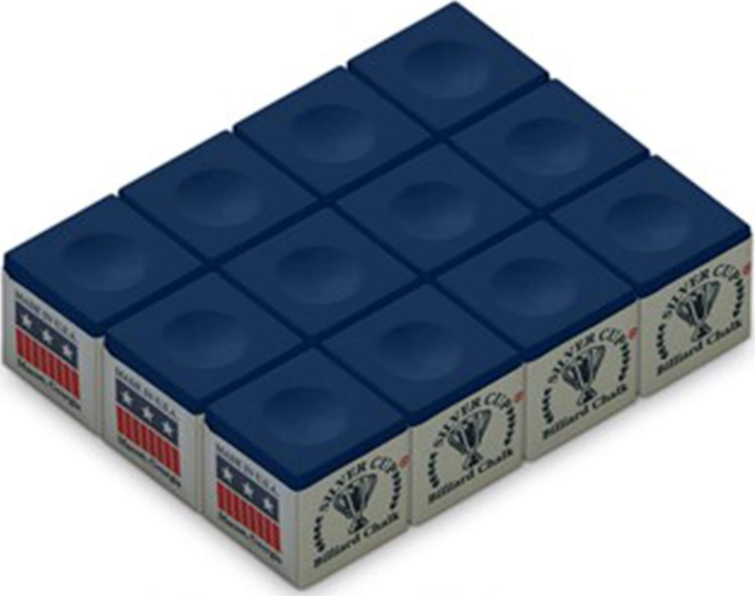 Silver Cup Billar/Billar Tiza Caja, 12 Cubos, Royal: Amazon.es: Deportes y aire libre