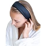 Celestial Silk Spa Headband 100% Mulberry Silk Adjustable Facial Headband for Women - Use for Washing Face, Skincare, Makeup 