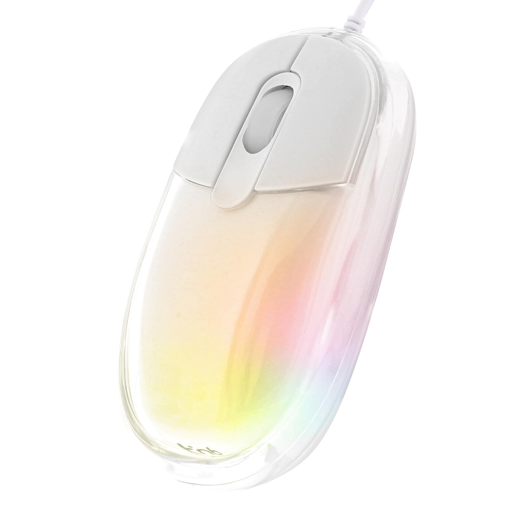 T'nB Lumy Wired Optical Mouse White
