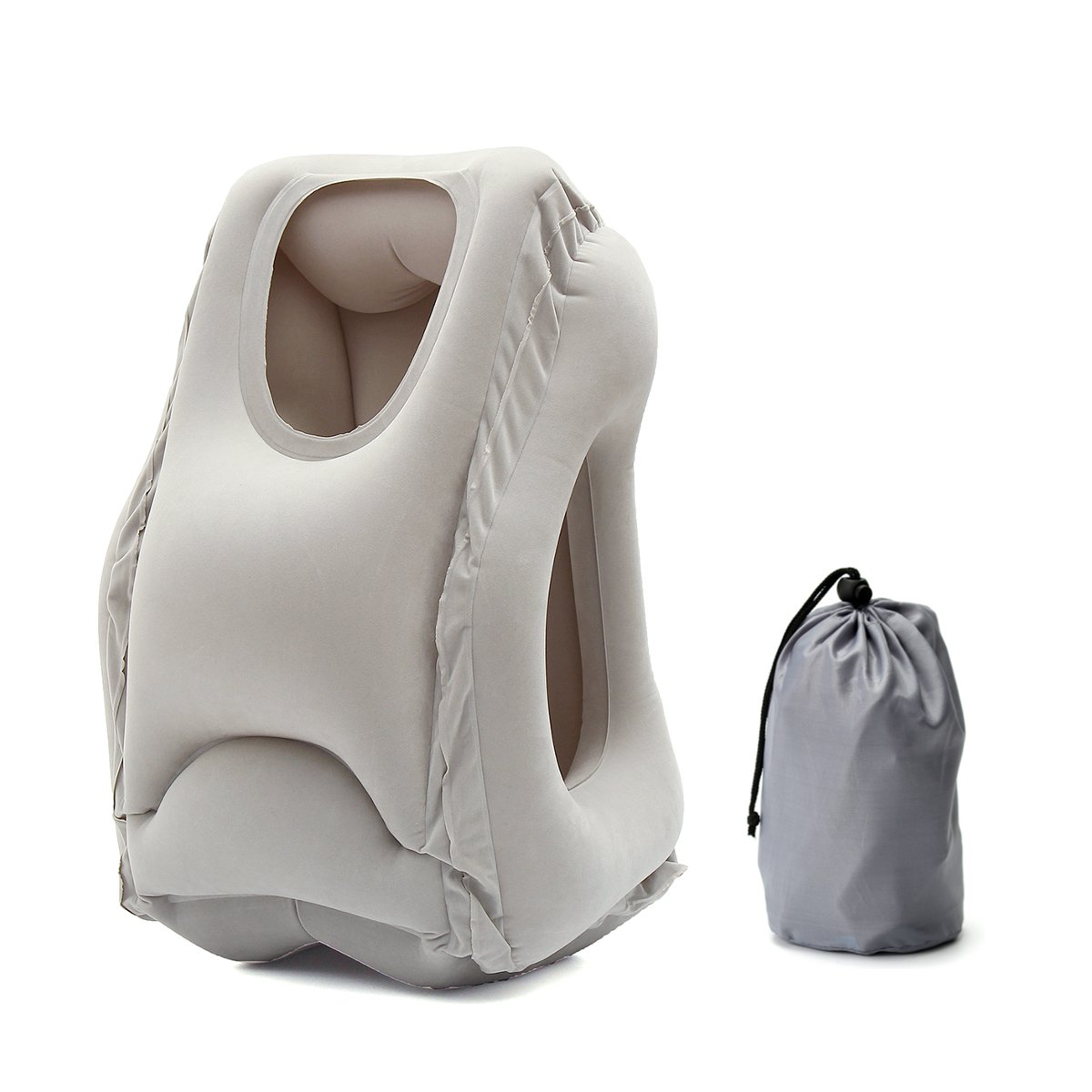 Baban Almohada de Viaje Almohada Inflable Almohada Plegable Con una bolsa de