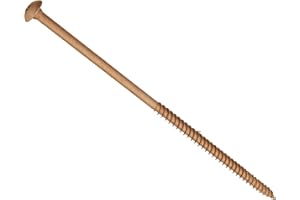 TV Non-Branded Items (Home Improvement) 48091 HILLMAN FASTENERS Lag Screw (15 Pack), 3/8 x 10"