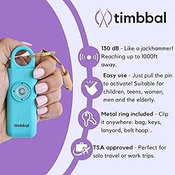 timbbal® Personal Safety Alarm - 130dB Loud Siren