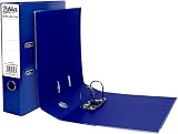 ED Pukka A4 Glossy 2-Ring Lever Arch Files 75mm Spine Navy Pack of 5 view 2
