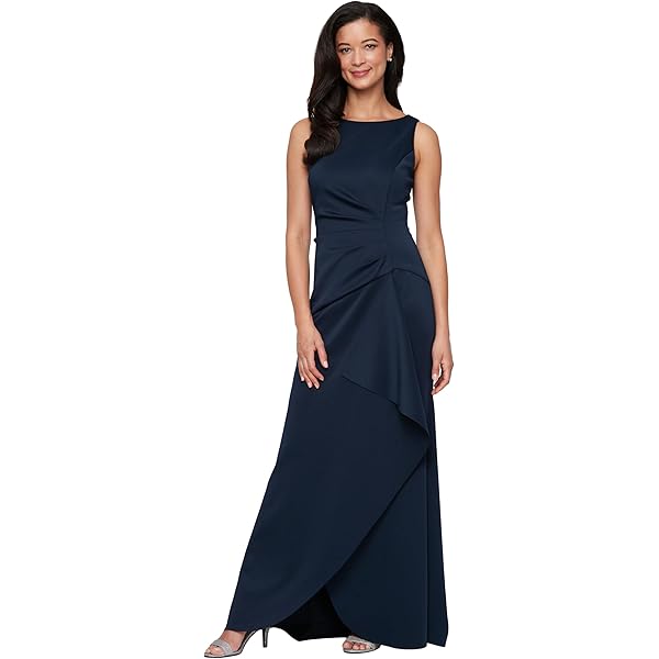 green emerald velvet dress Alex Evenings Glitter Mesh Halter Neck Evening Dress 8133106 main image 1