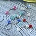 16g Tiny 4mm Crystal Ball Curved Barbell Eyebrow Ring Helix Daith Cartilage Rook Piercing (AB white 2pcs)