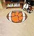FANMATS 3726 Clemson Tigers Football Rug - 20.5in. x 32.5in. | Sports Fan Home Decor Rug and Tailgating Mat