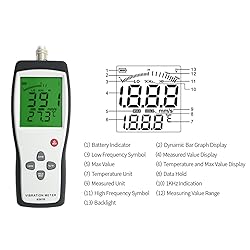 SUZLAZYR Vibration Meter Handheld Digital